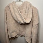 Kaisely Fuzzy cropped oversized hooded sweater - XS  Photo 1
