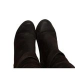 Rialto  Cassie Brown Faux Sherpa Lined Tall Riding Boots Buckles Zippers Size 7.5 Photo 13