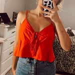 Gianni Bini Red Crop Top Photo 0