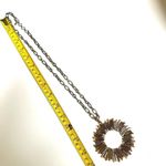 Lucky Brand Vintage starburst circle pendant necklace Photo 7