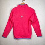 Columbia PFG Snap Jacket Womens Fleece Pullover Sweater Sweatshirt pink large Photo 3