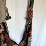 Handmade Boho slingbag pockets zipper cotton shoulder bag patchwork large Photo 1