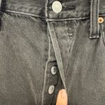 Levi's Black Levi 501 button fly Jean shorts Photo 1