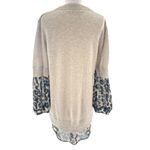 Brochu Walker Women's Ebella Layered Dress cashmere wool leopard sz XS Photo 8