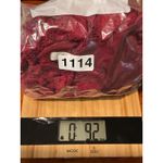 Source Unknown NWT Women's Red Lace Peplum Crop V Neck Long Sleeve Blouse Top Medium Party M Photo 8