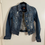 G by Guess Guess Women's Distressed Denim Jacket Small Photo 0