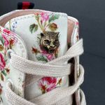 Gucci  Major Blind For Love Rose Serie Print Satin High Top Floral Sneakers EU 38 Photo 5