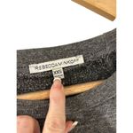 Rebecca Minkoff Heartbreaker Patch Sweatshirt XXS Gray Crewneck Sweater Womens Photo 5