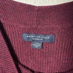 American Eagle Women Burgundy Red Jegging Fit Knit Sweater size M. Photo 2