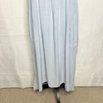 Anthropologie Saturday Sunday Blue Chambray Racer Back Smocked Dress Size XS Photo 3