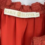 Marie Oliver Marie Oliver Merrit Linen Blend Ruffle Cap Sleeve Top V-Neck Blouse Size XXS Photo 8