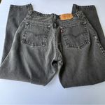 Levi's 550 vintage Tapered Levi’s 1993  women’s wash black jeans size 13M Photo 10