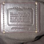 Coach Signature Print Crossbody Bag With Adjustable Strap In Tan/Brown Canvas & Photo 15