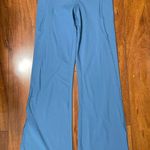 Blue Flared Yoga Pants Photo 0