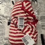 Paper Heart Striped Red Midi Dress Photo 5