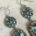 Blue rhinestone blue drop Earrings Photo 5