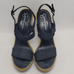 Jessica Simpson  JP-LILYX Women's Denim Platform Espadrille Heels Sandals Size 8B Photo 3