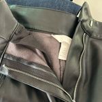 H&M H and M faux leather women’s black pants size 4 like new Photo 4