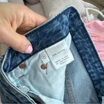 GRLFRND  Denim shorts Kerry high rise cuffed distressed light wash raw hem jean Photo 6