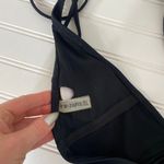 Zaful Black Plunged Neck Halter High Cut One Piece Swimsuit Size 4 Photo 4