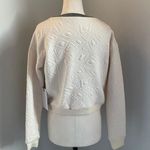 Lucca Couture BNWT  Geometric Crop Off White Sweater Photo 2