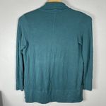 Athleta Pranayama Wrap Cardigan Sweater Womens Large Blue Green Modal Soft Photo 4