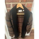 Ellen Tracy Vintage Hand Knit  Long Cardigan Sweater Coat Photo 3