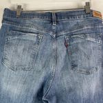 Levi's Denim Capri Cropped Jeans Womens Cuffed Hem Casual Comfort Fit Sz 14 EUC Photo 4