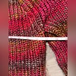 Bb Dakota Steve Madden Gradient Striped Women’s Crotchet Sweater Size Small Red Photo 6