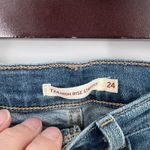 Levi Strauss & Co Women's 724 High Rise Straight Ripped Jeans Pocket Denim Size Blue Size 24 Photo 5