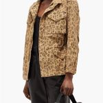 Frame  Cheetah Cargo Print Service Jacket Size XS Photo 1