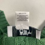 Ann Taylor Loft Women's Cable‎ Knit Sweater Apple Green Large Green Photo 6