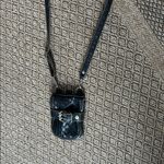 Vegan Sacchetto Mini Black Woven Leather Crossbody Bag By Tokyo Bay Photo 2