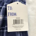Warm & Snuggly Lounge Pants Navy Plaid M NWT Blue Size M Photo 4