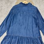 Grayson The Changemaker Shirt Dress Chambray Lyocell in Liquid Denim Size 3/M Blue Size M Photo 8