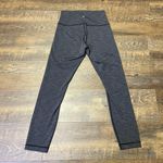 Lululemon  Leggings Gray Heather Charcoal Womens Size 6 Crop Ankle 25” Inseam Photo 6