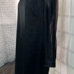 Elie Tahari  NWT Jilly Studded Sheer slit Sleeve Dress size 10 Photo 4