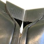 Ash  Chelsea Lula Wedge Ankle Black Leather Funky Bootie, Sz EU37 Photo 12