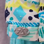 ZeroXposur  Blue Stripe Sports Bra Padded Swimwear Tankini Tank Top Medium M Photo 5