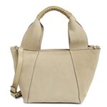 Vince Camuto VINCE CAMUTO Janya Top Handle Leather Crossbody Tote Hobo Bag, Khaki, NWT Photo 1