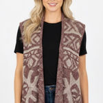 Cherish  large boho open fringe sweater cardigan Photo 0