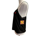 One Step Up  NWT tank top black with heart appliqué 2X Photo 2