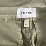 frame denim FRAME Le Beau Crop Chino Pants In Washed Od White Size US 28 Photo 10