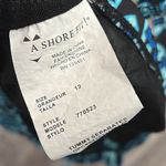 A Shore Fit kaleidoscope tankini top blue and black size 12 Photo 4