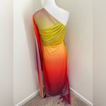 Andrea Iyamah Turi Mesh Midi Women’s One Shoulder Dress In Multiprint Size XL Photo 6