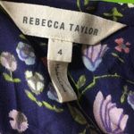 Rebecca Taylor Floral Tapestry Print Silk Dress Photo 6