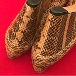 Michael Kors Snakeskin Peep Toe Wedge Photo 10