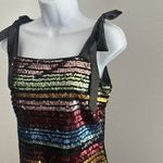 Dance & Marvel Women's Colorful Sequin Mini Dress By , Sz: Small (ba6) Photo 2