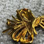 Gold Tone Bundle Bows Clear Crystal Rhinestone Accent Jewelry Pin Brooch Vintage Photo 7