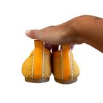 Everlane  The Day Glove Yellow Knit Flats Sz 11 Photo 4